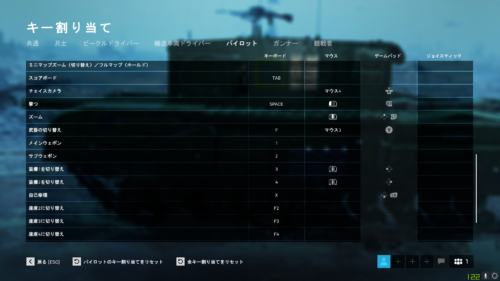 Bfv おすすめ設定をご紹介 キー割り当て キーバインド 編 きききのゲームぶろぐ